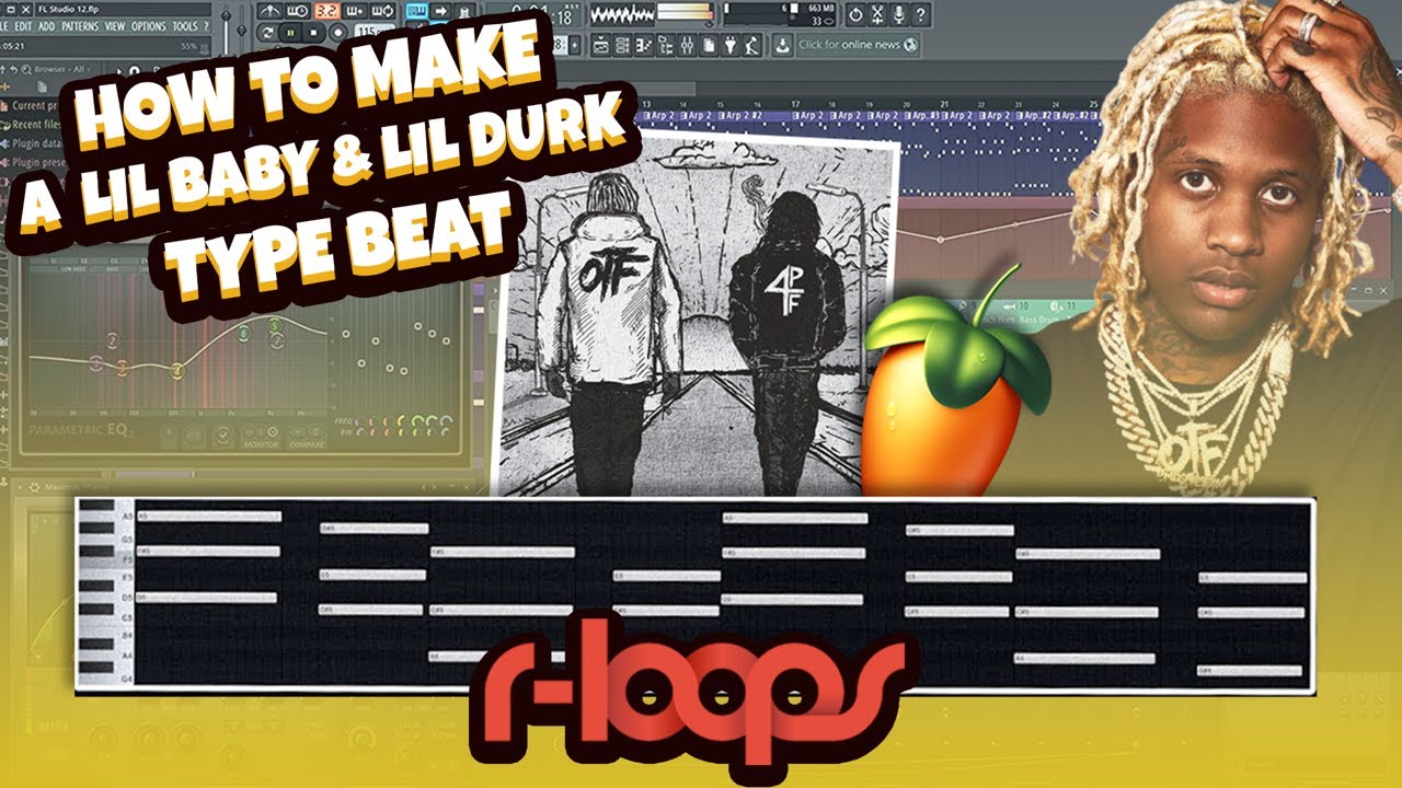 How to Make Beats for Lil Baby Lil Durk (The Voice of The Heroes) | FL Studio 20 Tutorial