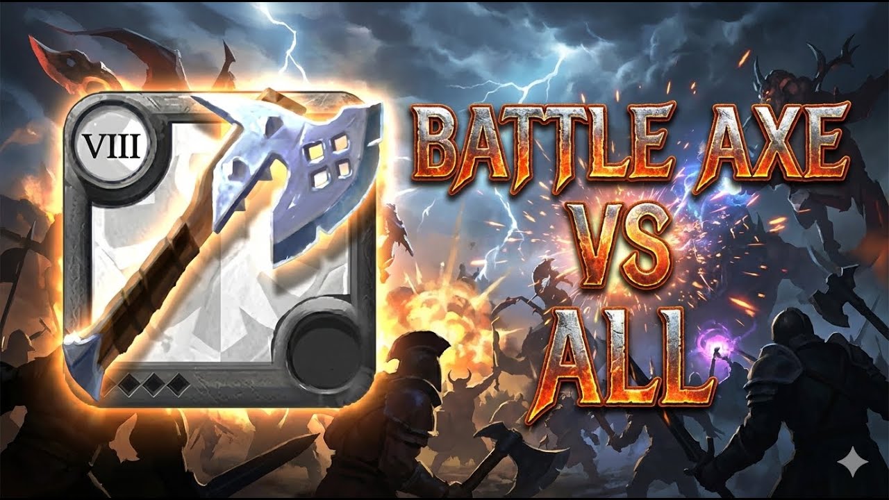 Battle Axe vs All in the open world #1 | Albion Online
