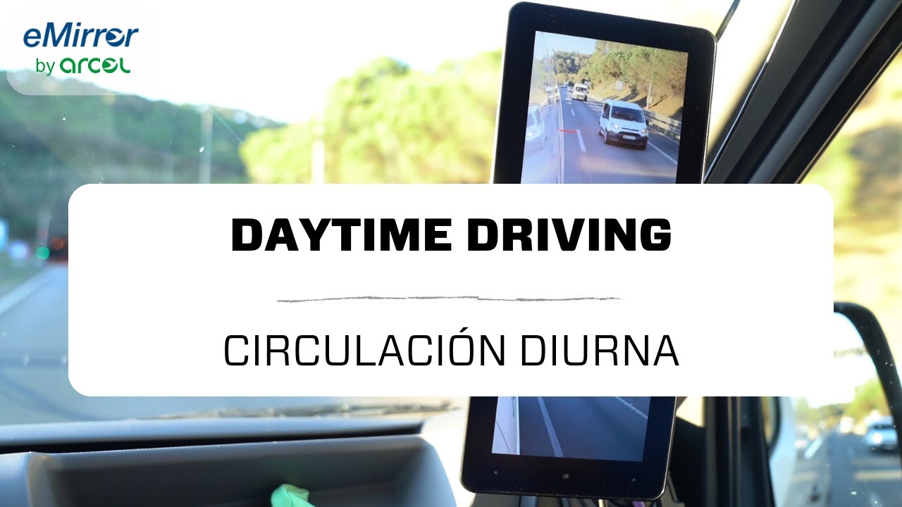 eMirror by Arcol: Daytime driving.