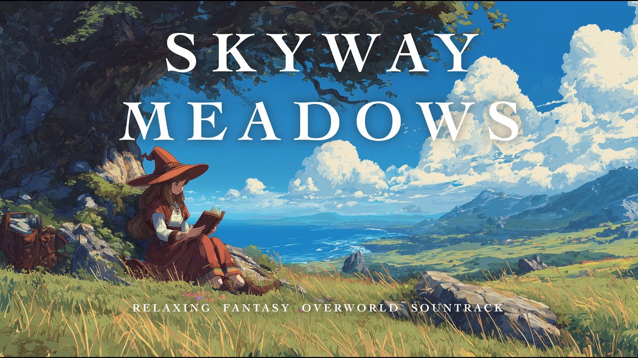 Relaxing Fantasy Overworld Music | Calm JRPG Soundtrack | Focus Study, Deep Sleep & Immersive Travel