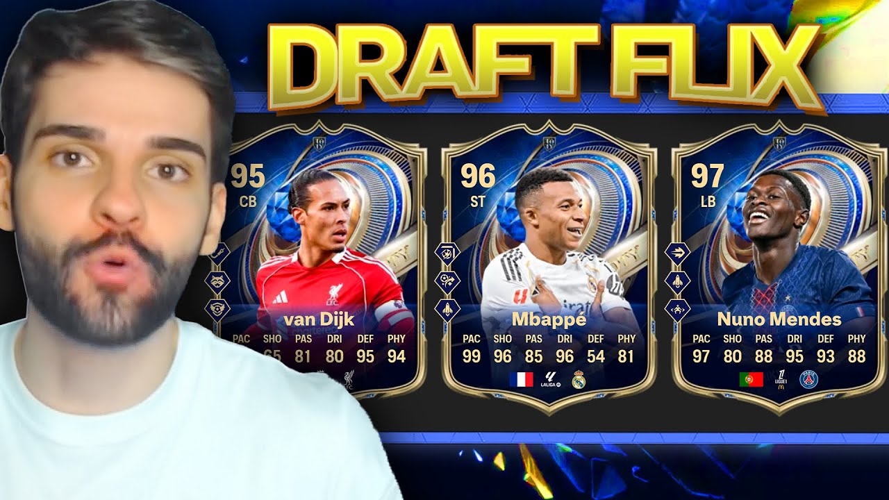 93 no FUT DRAFTFLIX! SÓ TEM CARTA TOTY SAINDO AGORA! ULTIMATE TEAM EAFC 26 