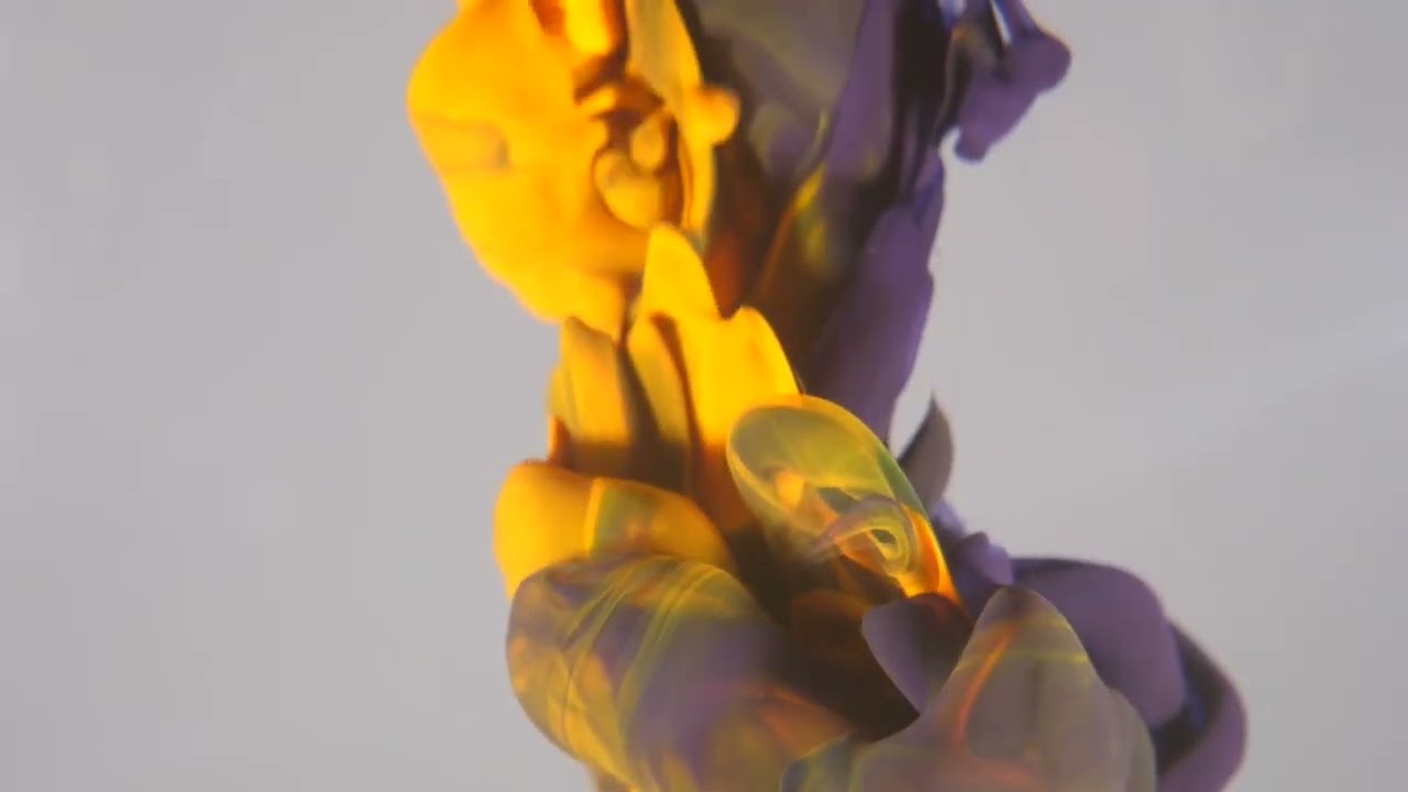 Sensory Experiment: Dancing Inks in Water with Soothing Aerosol Sounds [ASMR]