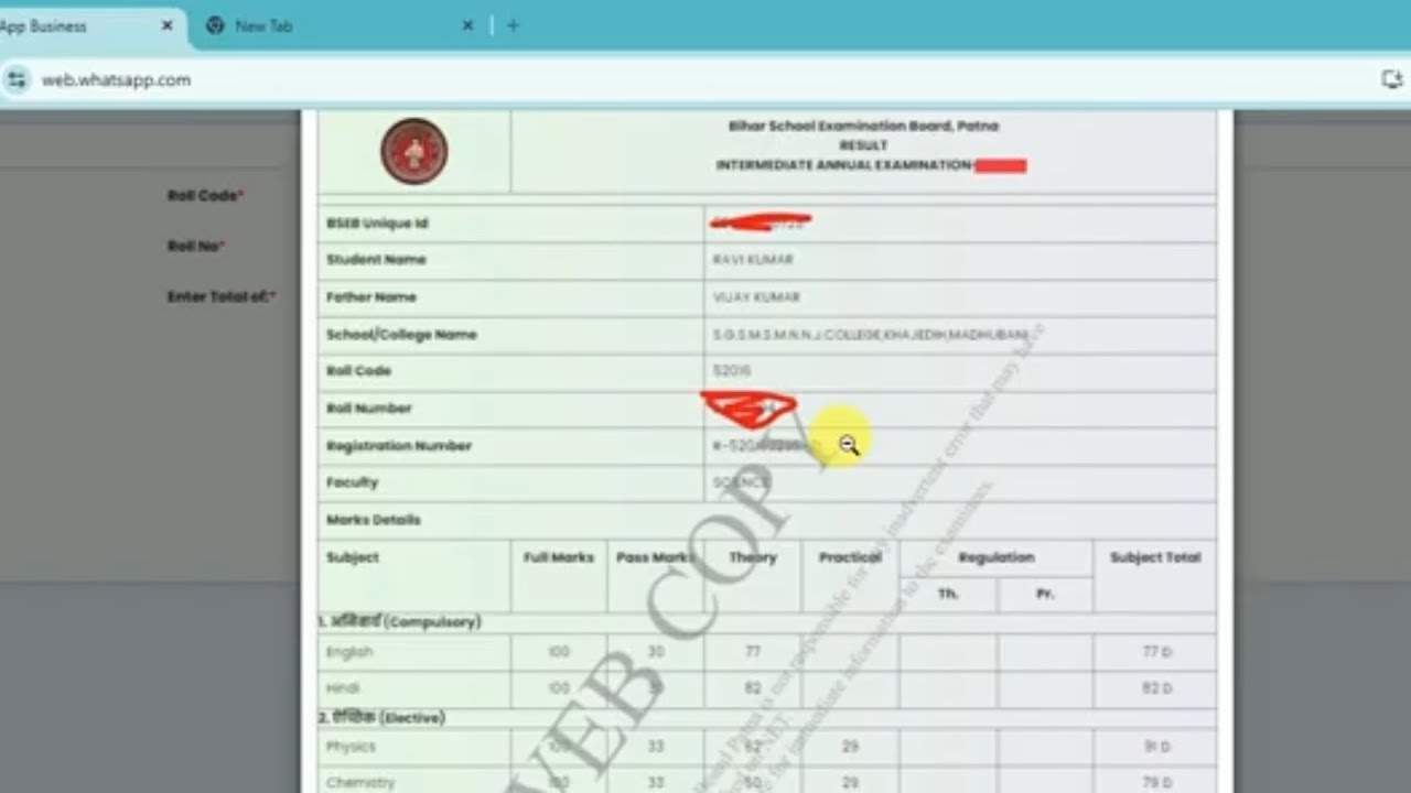 BSEB Bihar Board Class 12th Final Result 2025 Download Kaise kare || how Bihar Board 12th Result..?