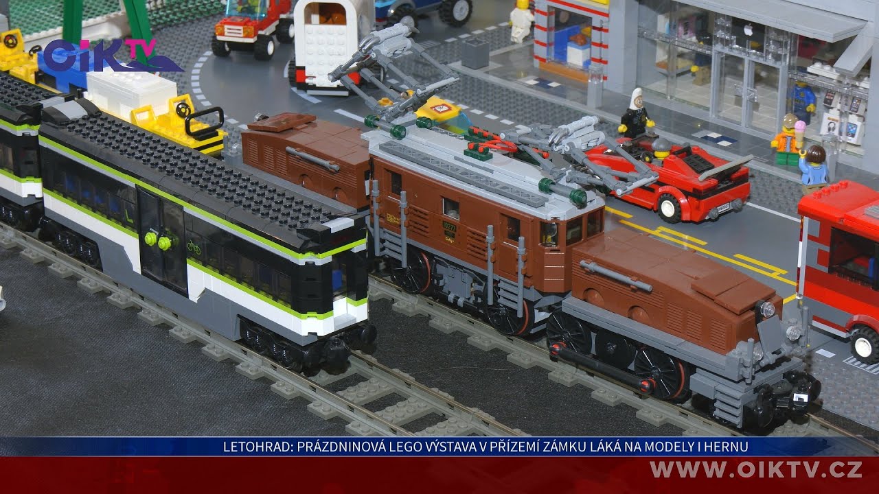 Letohrad: Prázdninová LEGO výstava v přízemí zámku láká na modely i hernu