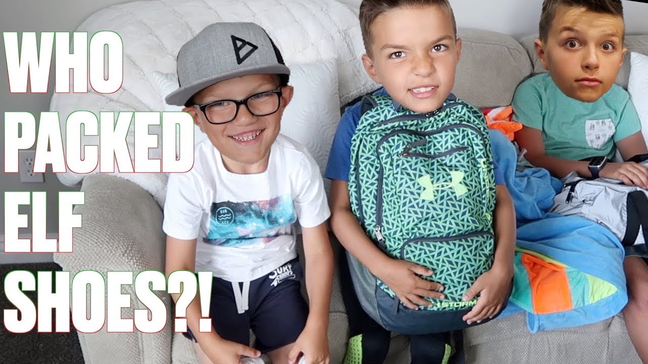 WHAT'S IN MY TRAVEL BACKPACK? IF KIDS PACKED THEIR OWN BAGS FOR VACATION! VLOG TRAVEL WITH KIDS