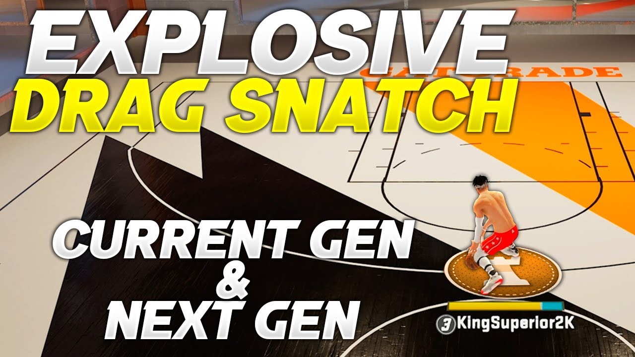 NBA 2K22 EXPLOSIVE DRAG SNATCH TO BREAK DEFENSIVE CONTACT