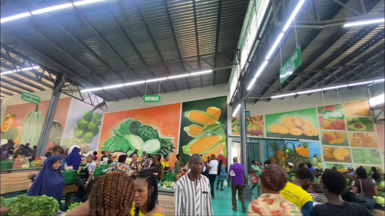 This Is The Cleanest Market In Lagos | Lagos Fresh Food Market Idi-oro Mushin