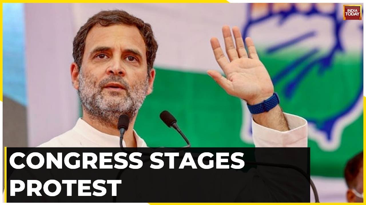 Rahul Gandhi Defamation Case Verdict: Congress Stages Protest Over Gujarat High Court Verdict