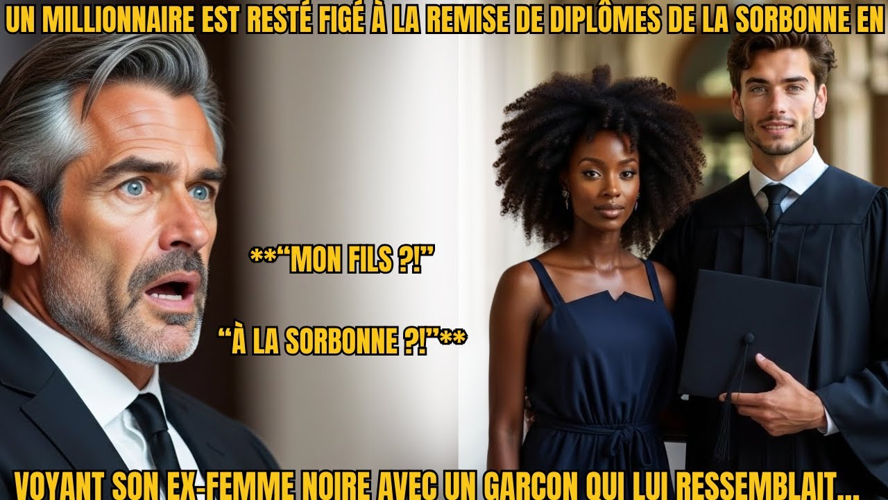 Un millionnaire est resté figé à la remise de diplômes de la Sorbonne en voyant son ex-femme avec un