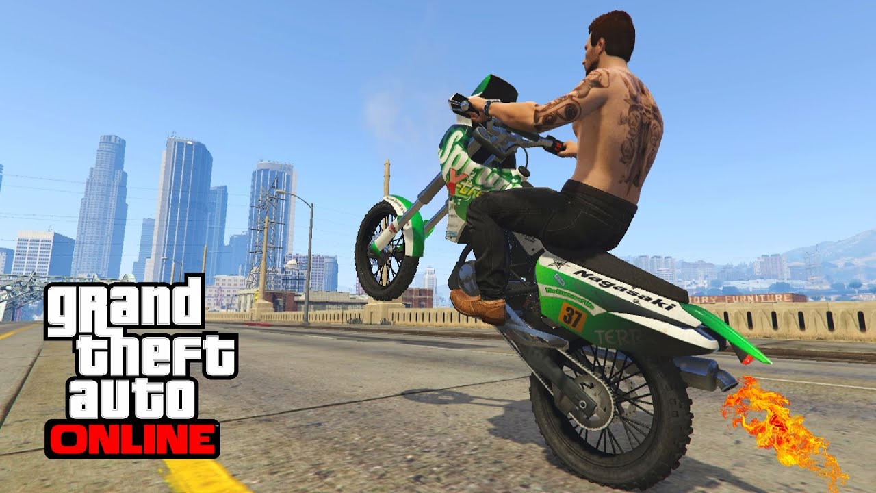 GTA 5 - NAGASAKI BF 400 EPIC STUNT ! (Mafia challenge)