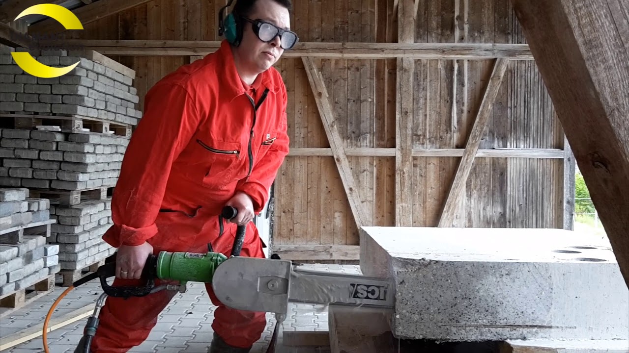 Tronconneuse electrique THF430 pour scier le béton armé