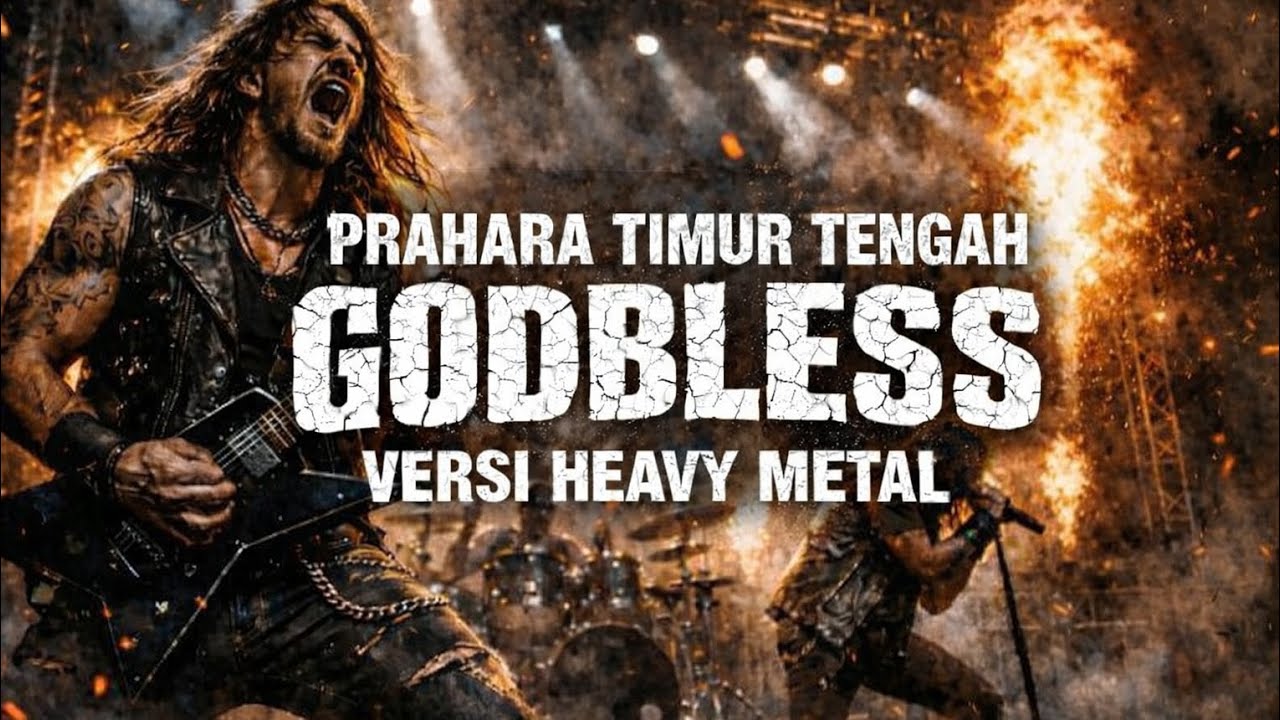PRAHARA TIMUR TENGAH - GOD BLESS VERSI HEAVY METAL🎸 (cover music by. Suno) 