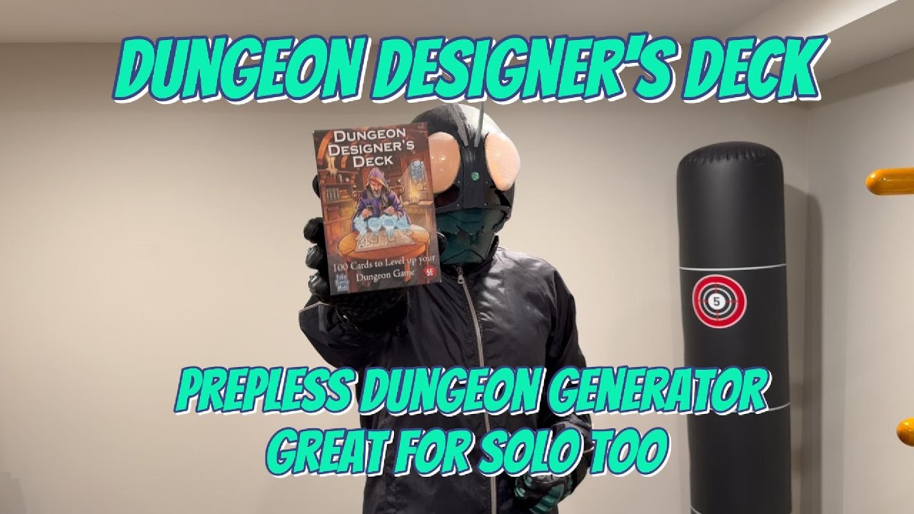 Dungeon Designer's Deck Perfect for Solo or Prepless Dungeon Builds