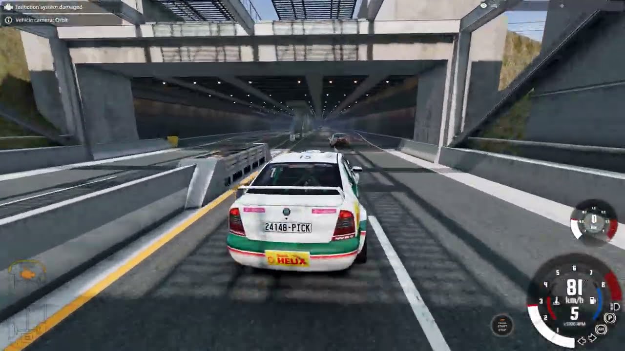 SKODA OCTAVIA with a Steering Wheel | BeamNG.drive