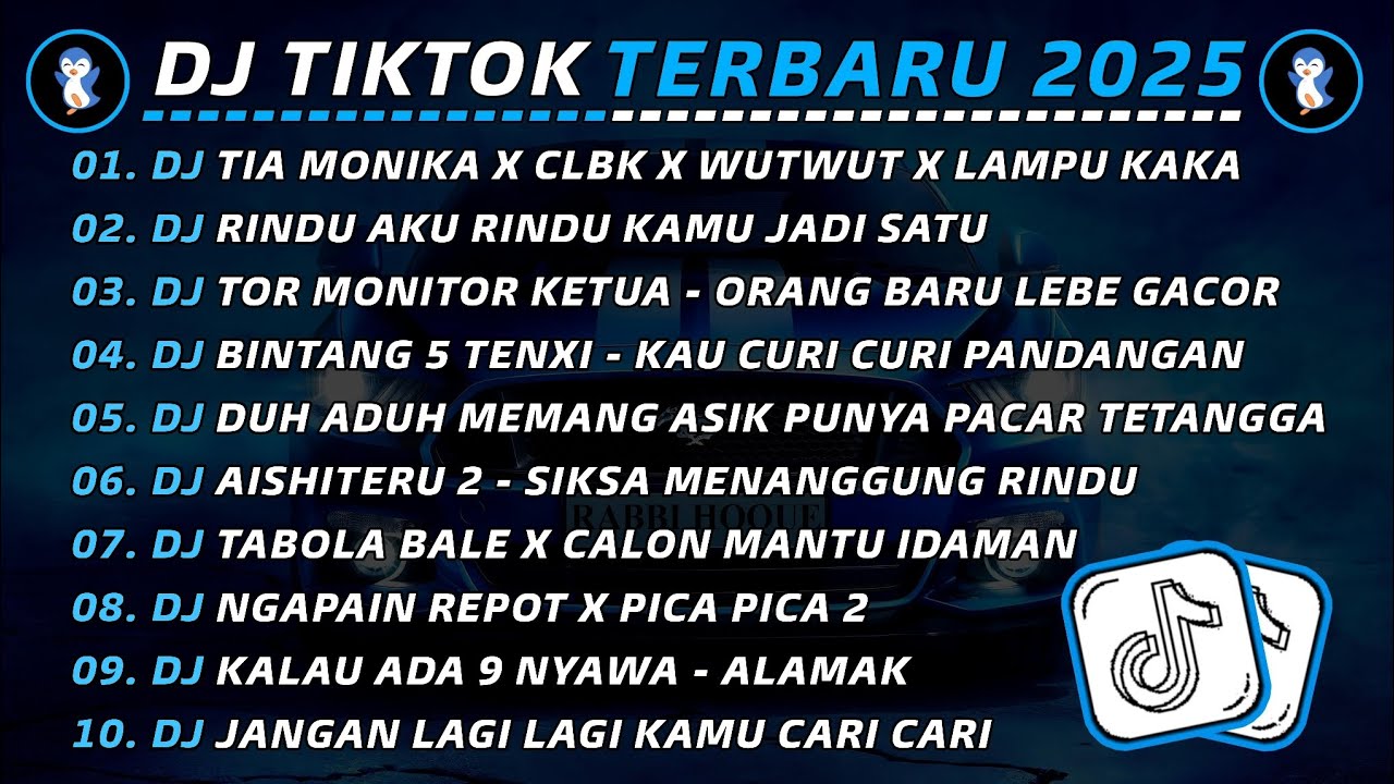 DJ TIKTOK TERBARU 2025 🎧 DJ TIA MONIKA X CLBK X WUTWUT 🎵 DJ RINDU AKU RINDU KAMU JADI SATU VIRAL