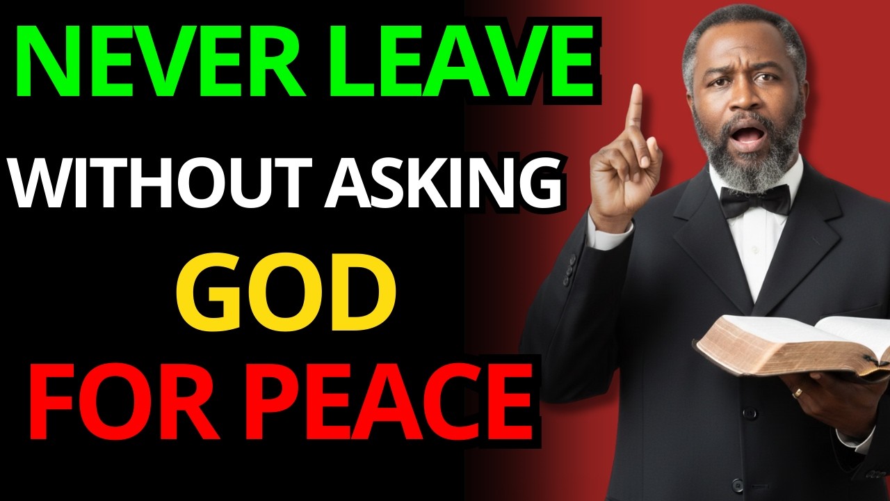 WILLIAM SEYMOUR REVEALS: NEVER LEAVE HOME WITHOUT THE PEACE OF REVIVAL