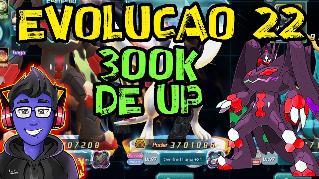 EVOLUÇÃO 22 - 300K DE POWER UP, LUGIA TA MONSTRUOSA - Pocket Contest/Pokeland Legends