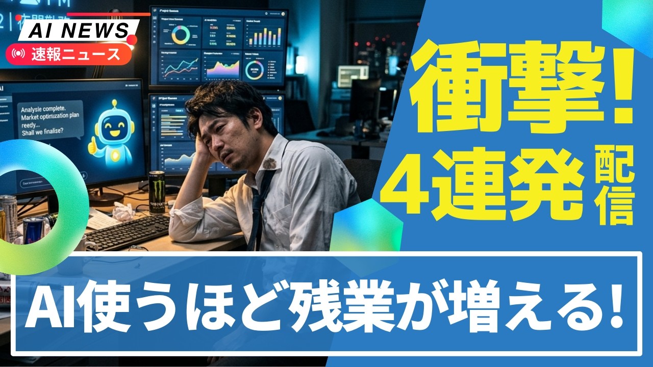 【逆効果!?】AI使うほど残業が増える衝撃データ！Meta社員20%クビ＆AIレシピをプロが斬る＆MacBookで動く無料AI「Qwen3.5」