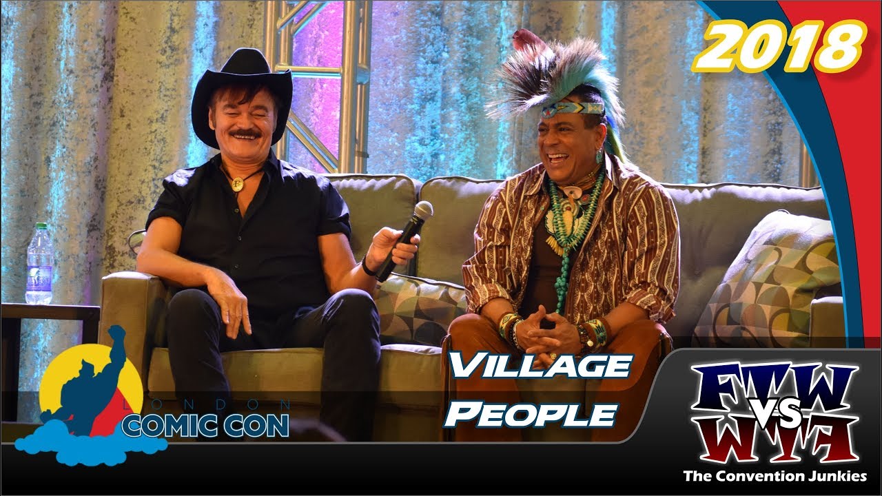 Village People (Cowboy Randy Jones & Indian Felipe Rose) London Comic Con 2018