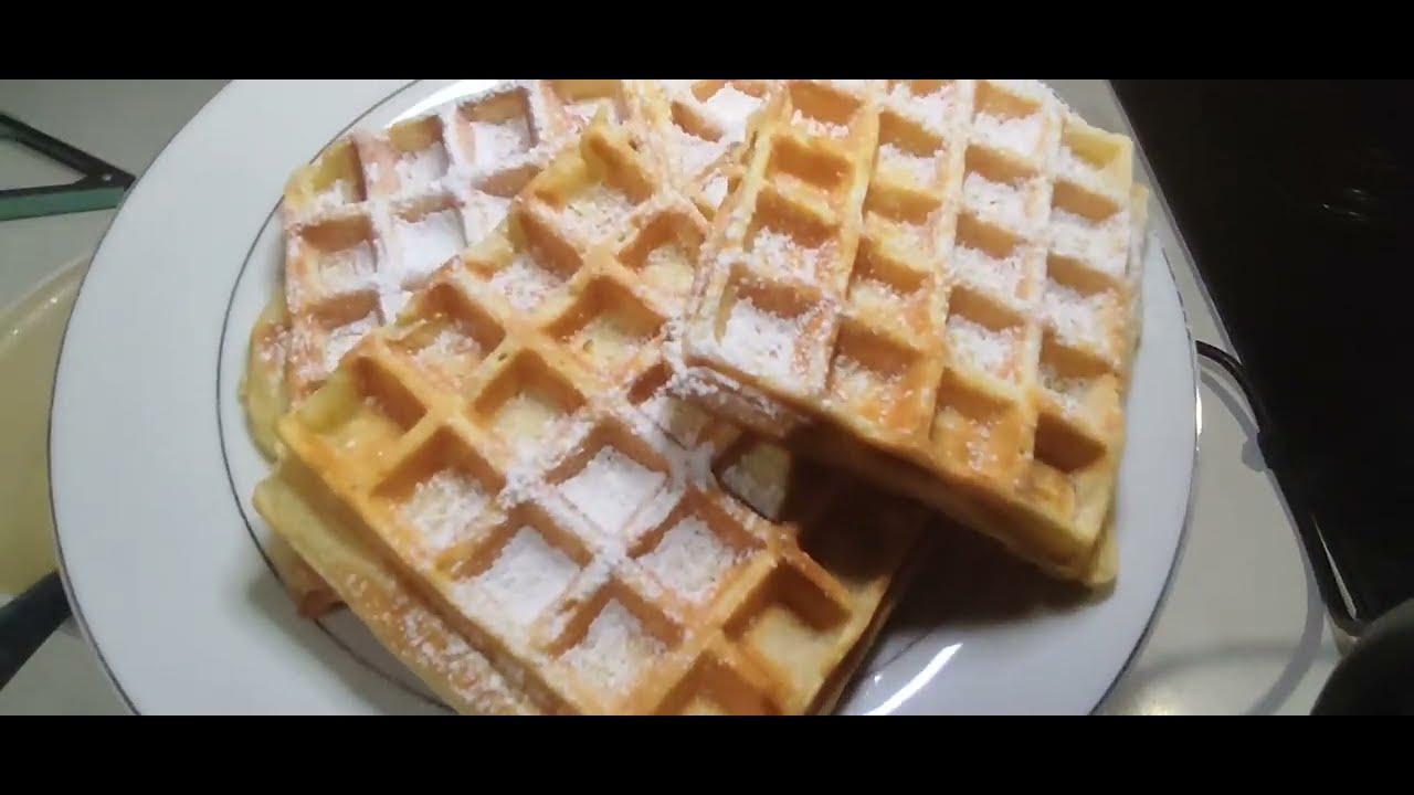 recette gaufre à la banane tendre et moelleuse