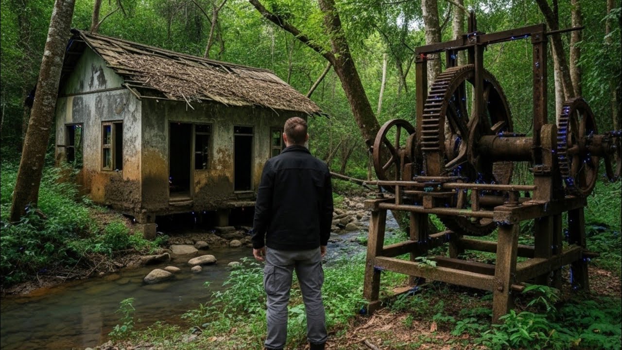 Abandoned Forest Cabin Restoration & Old Machine Fix | Satisfying ASMR Makeover