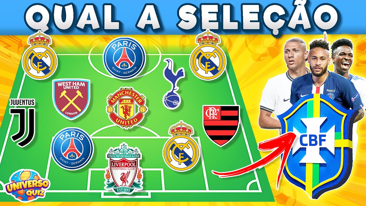 Adivinhe a SELEÇÃO pelos CLUBES dos Jogadores | Adivinhe a Seleção pelos Jogadores