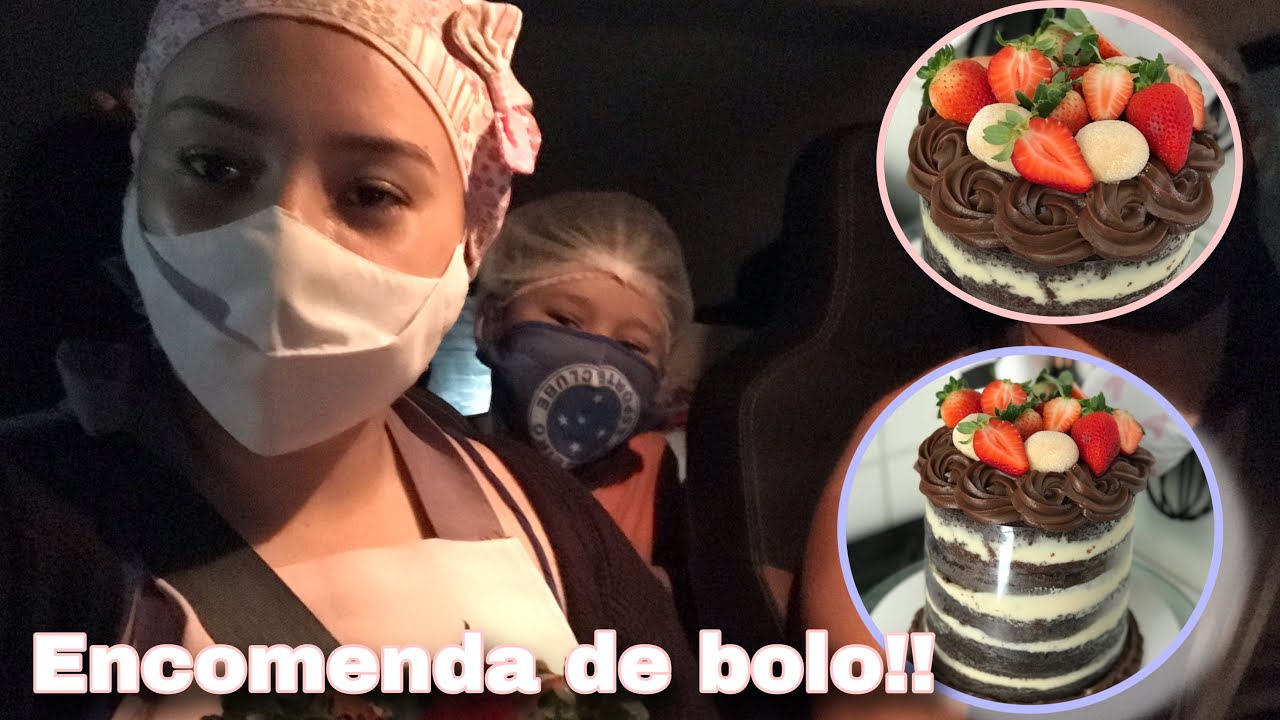 Rotina de encomenda + naked Cake + primeiro bolo no forno novo 🎂