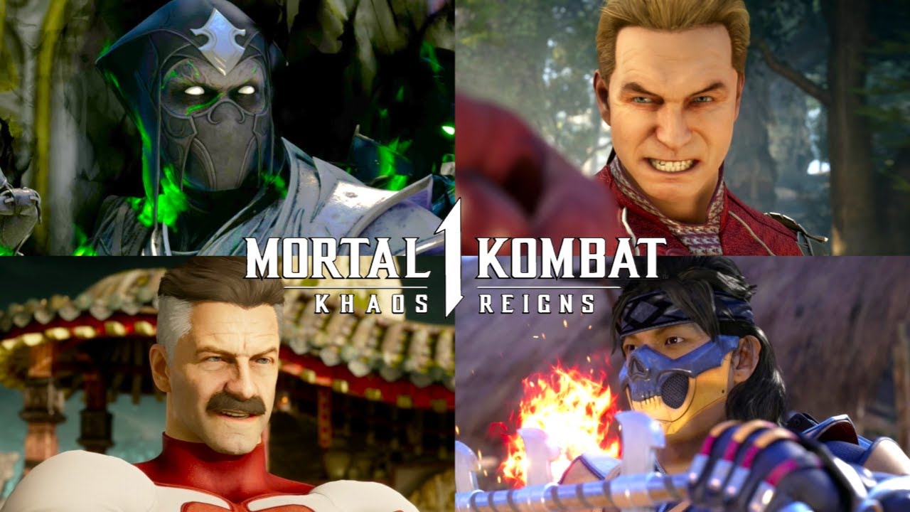 Mortal Kombat 1 Khaos Reigns - All Character Intros (4K 60FPS)