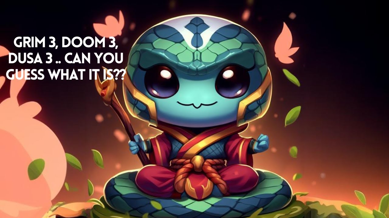 Dota 2 Auto Chess ~  Grim 3, doom 3, dusa 3 .. can you guess what it is??