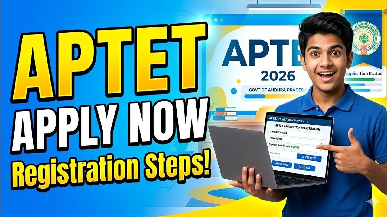 APTET 2026 online Application Process | Step-by-Step Online Registration