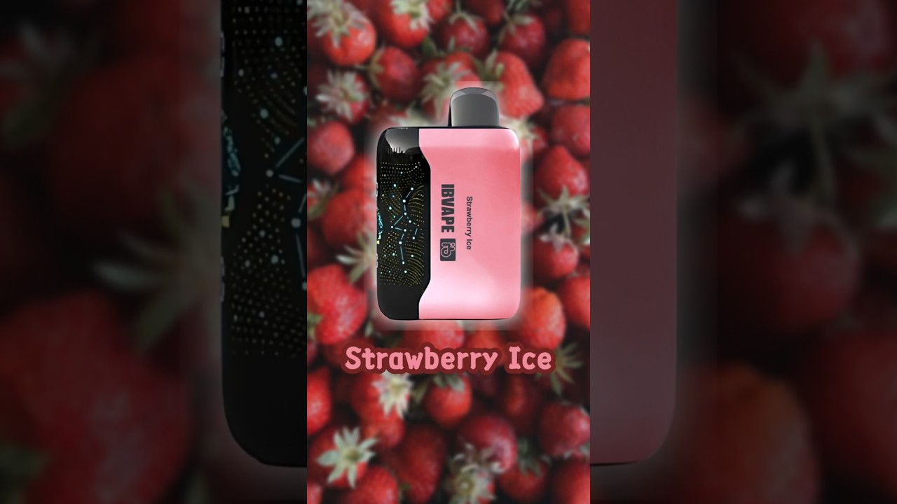 20,000/35,000 dual core puffs - Strawberry Ice