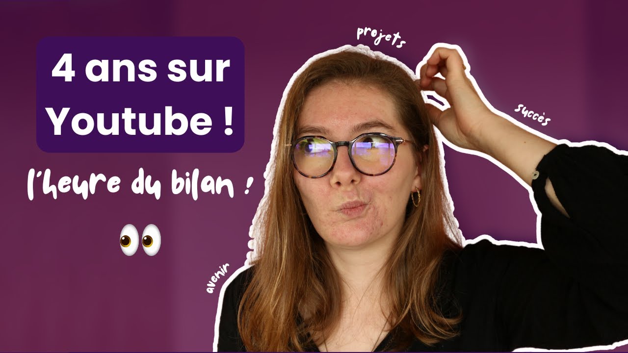 Rétrospective 4 ans sur youtube I C'est l'heure du bilan & avenir de ma chaîne ! 🎉