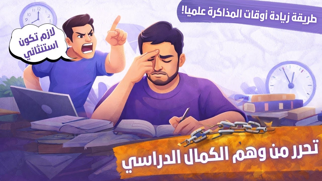 كيف تُحدد ساعات إنجازك؟ | تحرر من وهم الكمال الدراسي 