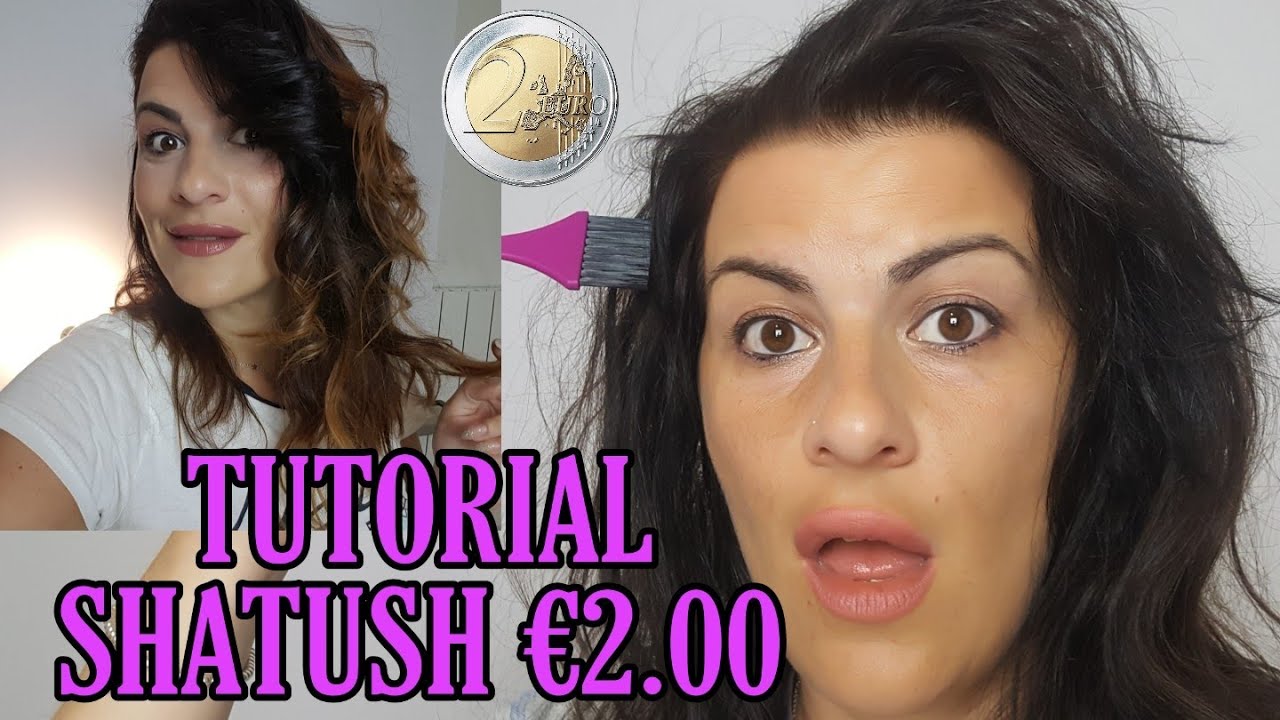 SHATUSH TUTORIAL FACILISSIMO!!😍FAI DA TE A 2 EURO!!!