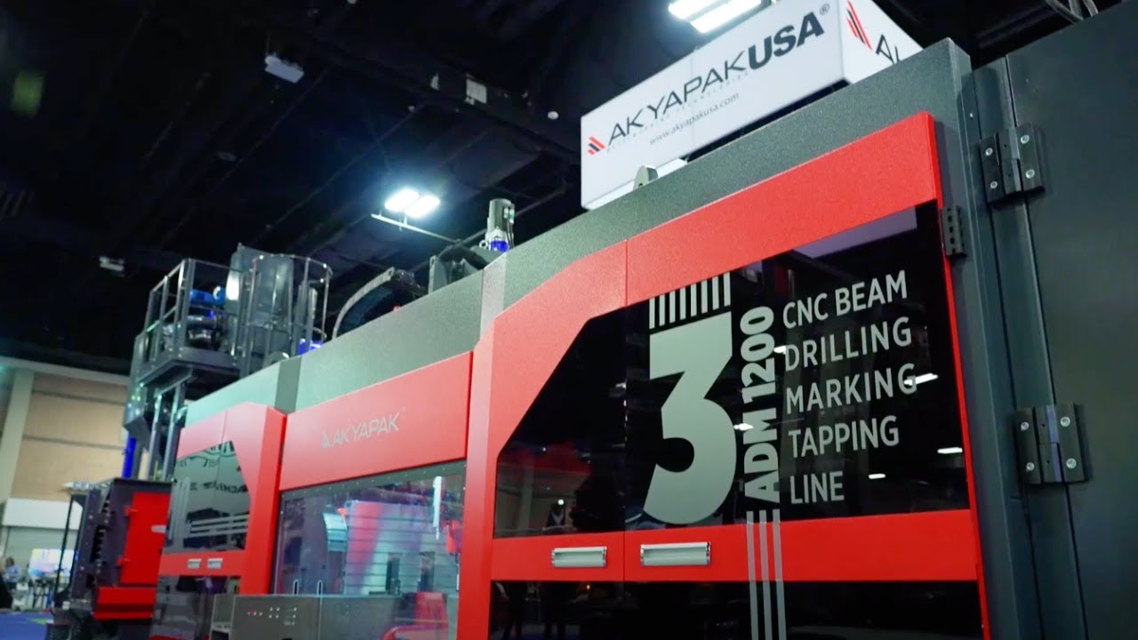 AKYAPAK 3ADM 10-Axis Beam Drill & Deburring Machine