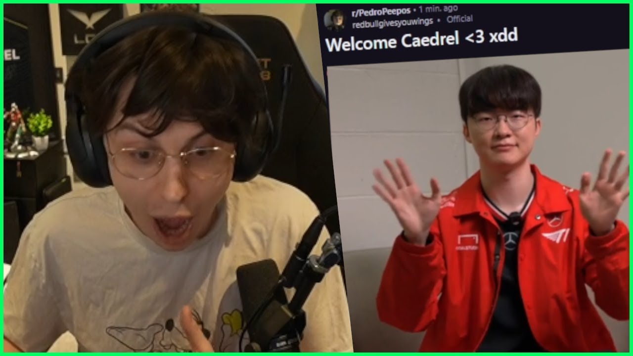 Red Bull Gives Caedrel A HUGE Surprise On Stream