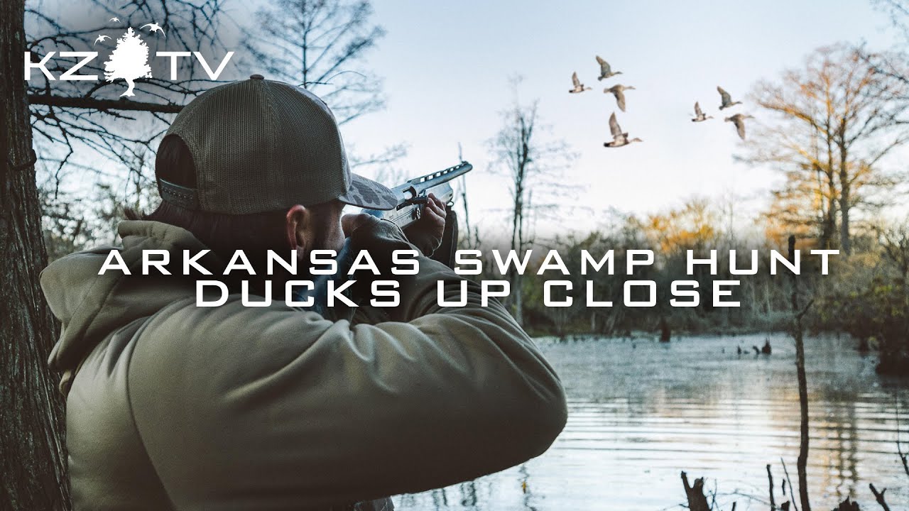 Arkansas Swamp Hunt (Ducks Landing At Our Feet!!) K ZONE TV: Arkansas Duck Hunting