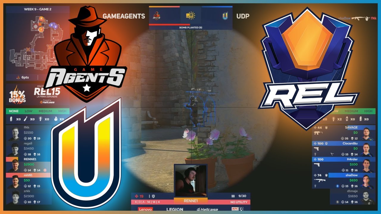 GREAT COMEBACK! | GameAgents vs UDP | Romanian Esports League S3 - HiGHLiGHTS | CSGO