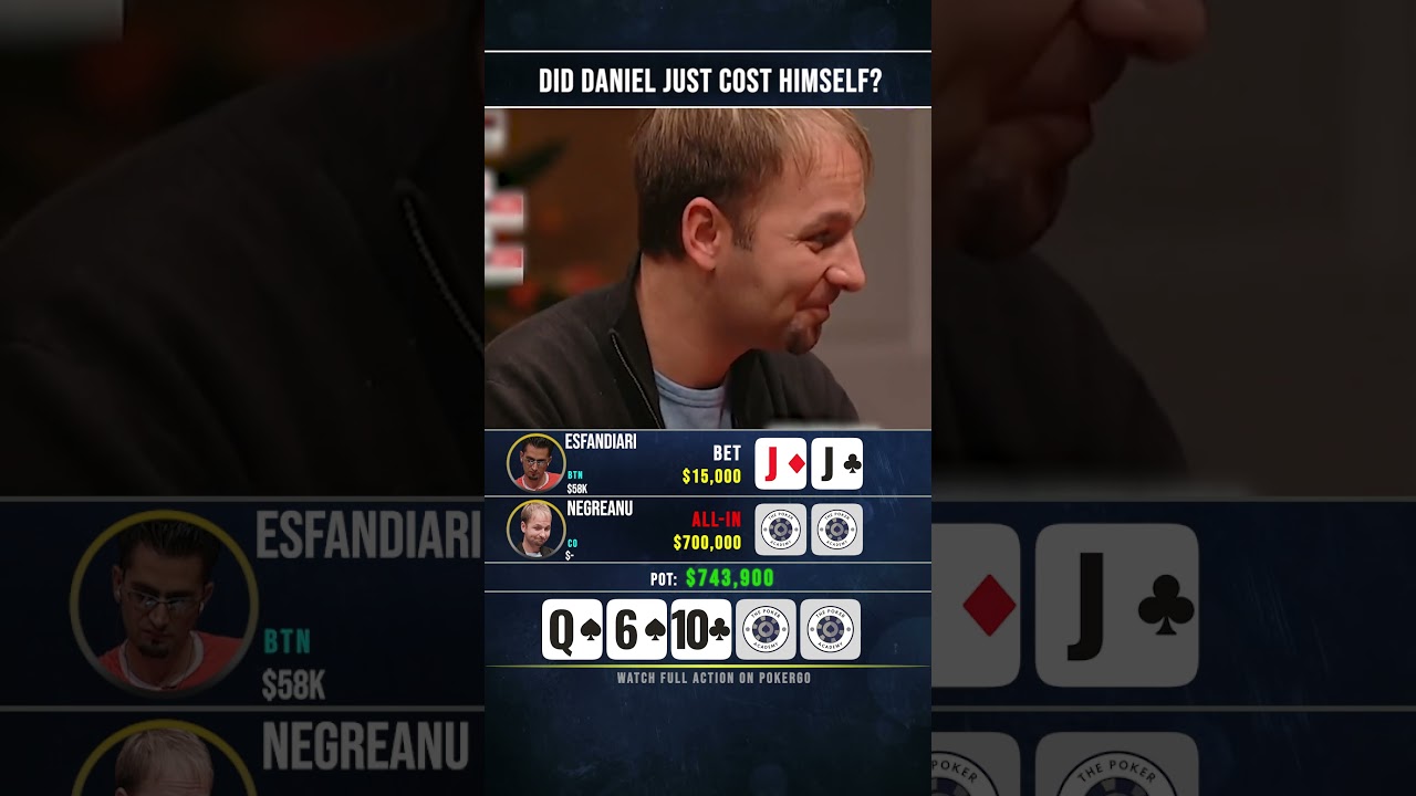 Did Daniel Just Cost Himself&hellip;?! 😱 #Poker
