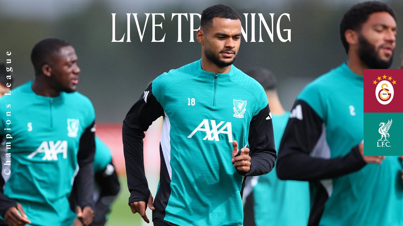 Live Training: Galatasaray vs Liverpool | UEFA Champions League