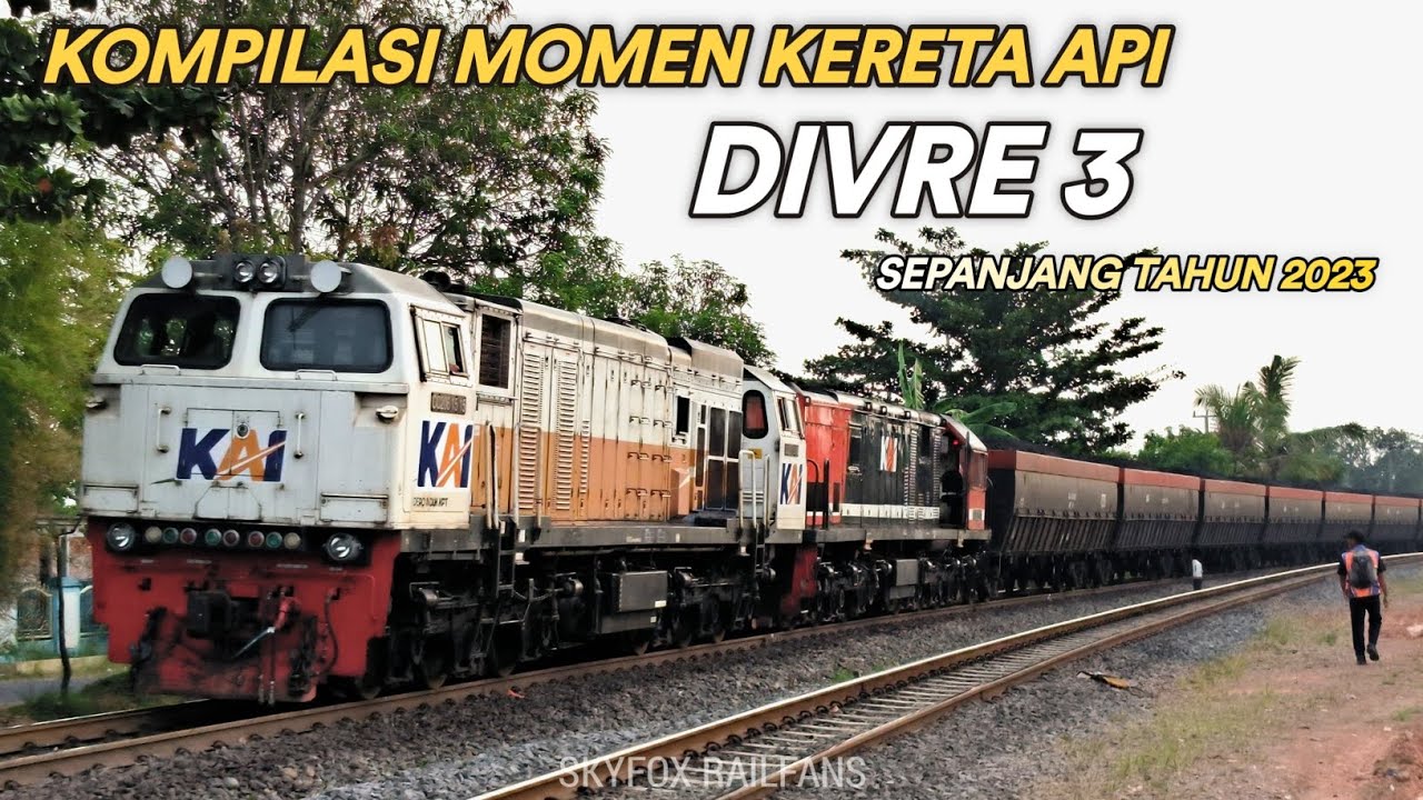 Kompilasi Momen Kereta Api Divre 3 Sepanjang Tahun 2023