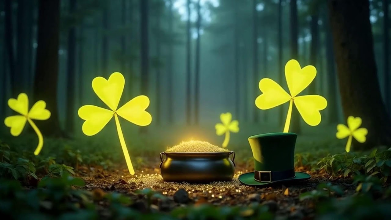 ☘️ Saint Patrick's Day Upbeat Celtic Folk Music Background