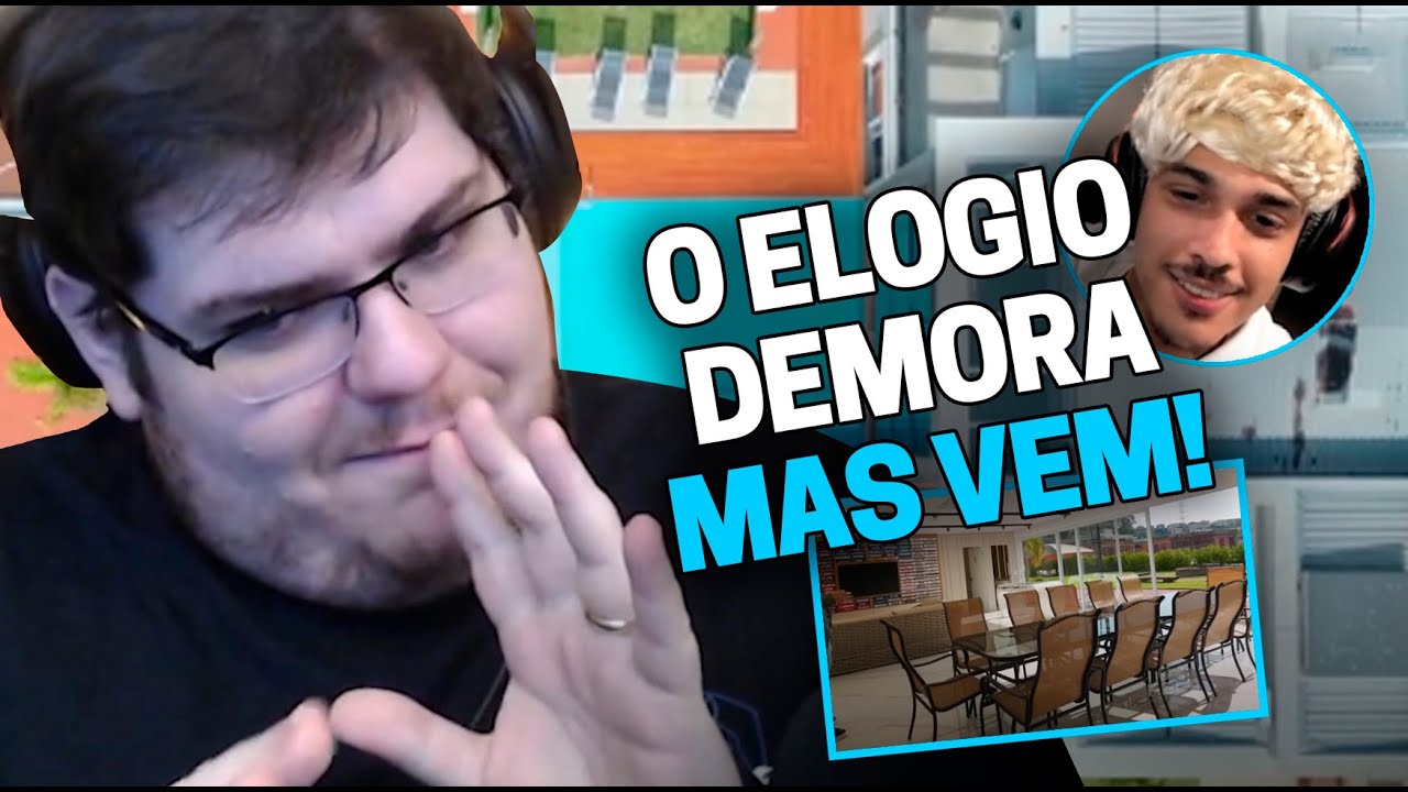 CASIMIRO REAGE: MANSÃO DO LUÍZ ADRIANO EM ALPHAVILLE (SP) ft. Chico Moedas | Cortes do Casimito
