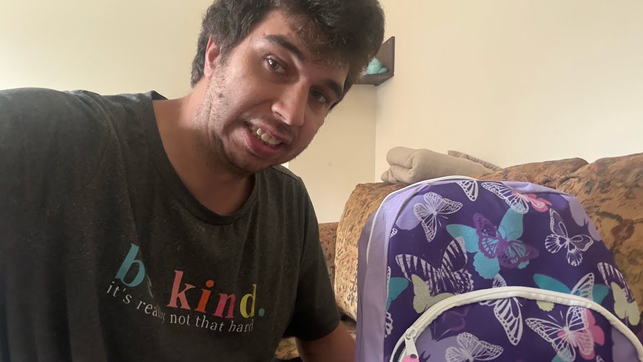Picking up back-to-school backpack drive