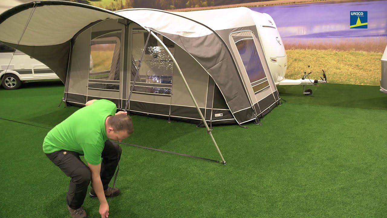 Unico Bologna 280/320 Vorzelt Setup-Anweisung | DE | Bax Totaalrecreatie
