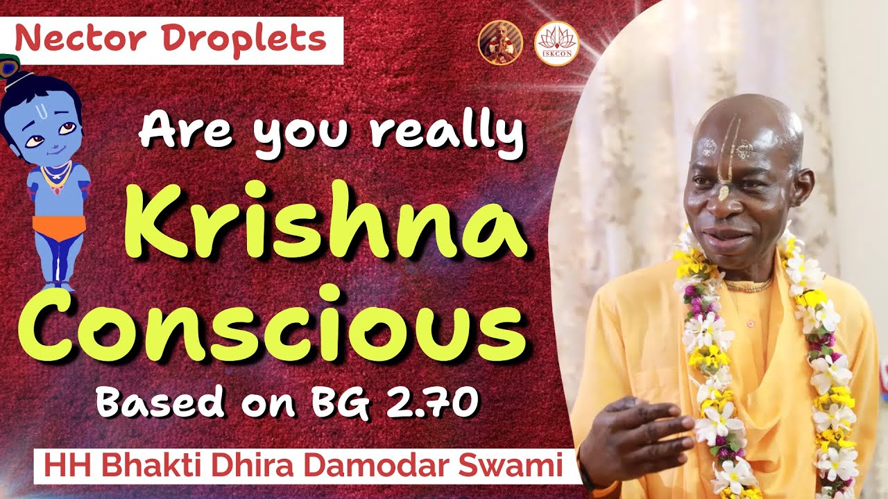 Nector Droplets | Are you really Krishna Conscious ? | HH BDDS