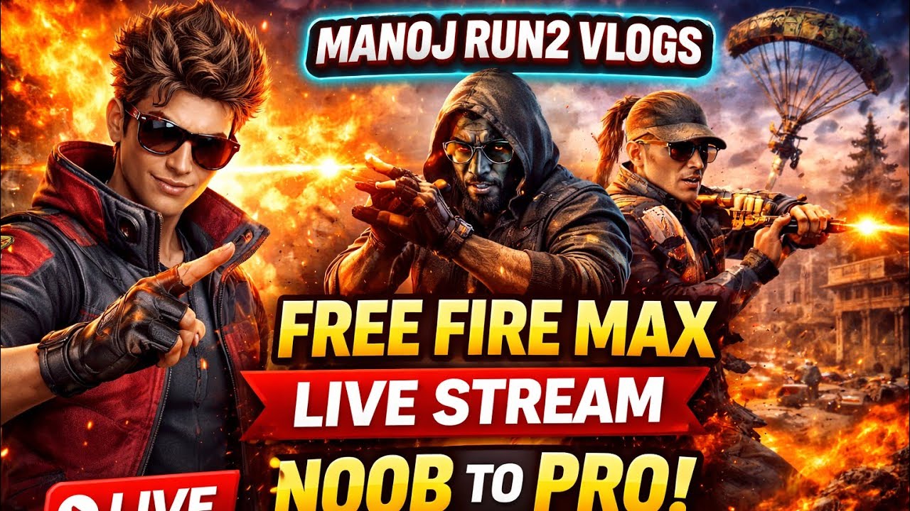 LIVE 🛑 UID CHECK || GOOD MORNING ALL🌞 || PLAYING WITH SUBSC RIBER'S👌 MANOJ RUN2 VLOGS||