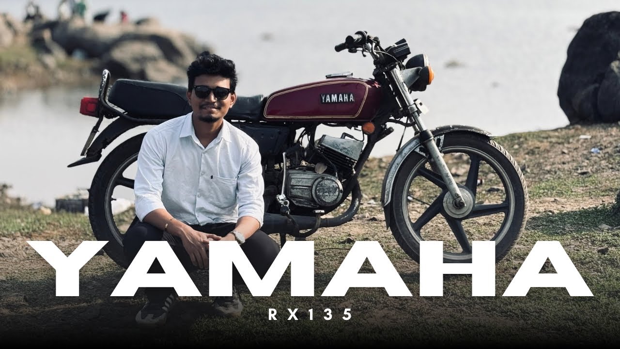 The legend “YAMAHA Rx 135” unlimited शक्ती 19s Model 