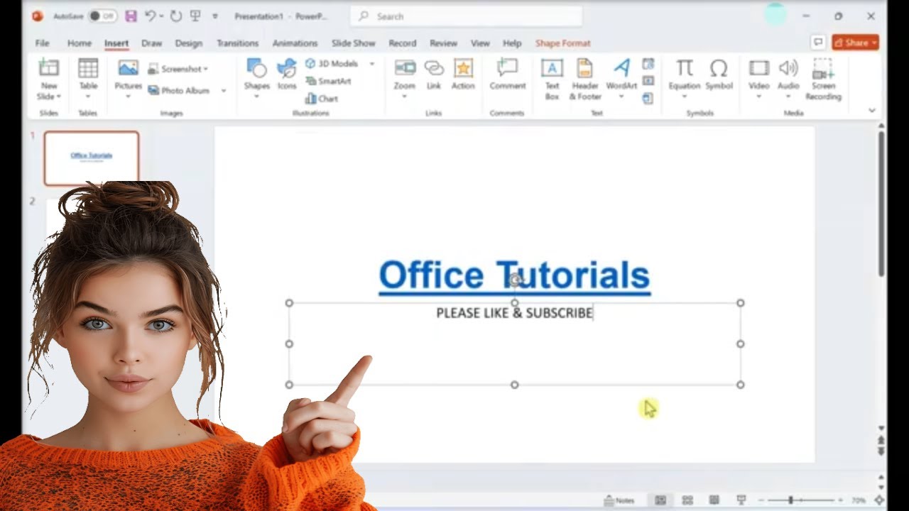 How to Insert a HYPERLINK into a POWERPOINT Slide