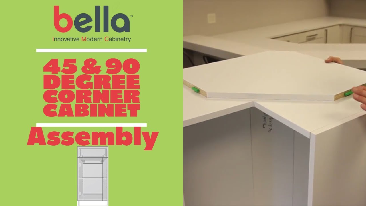 45/90 Degree Corner Cabinet Assembly